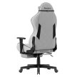Gamer szék, Force lábtartóval szürke