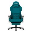 Gamer szék, Force  lábtartóval Teal