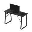 Gamer asztal, 120 cm x 48 cm fekete