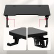 Gamer asztal, 120 x 60 cm, fekete