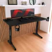 Gamer asztal 160 cm x 75 cm fekete