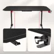 Gamer asztal 160 cm x 75 cm fekete