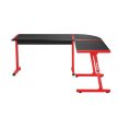 Gamer asztal , sarokasztal, íróasztal piros
