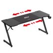 Gamer asztal 160 cm x 60 cm, fekete