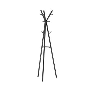 Álló ruhatartó  9 akasztóval, fekete