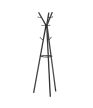 Álló ruhatartó  9 akasztóval, fekete