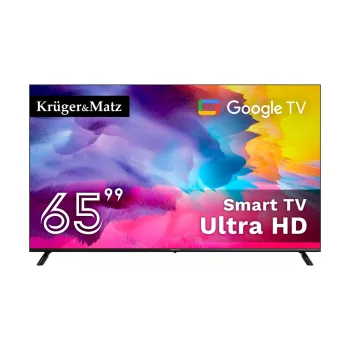  Smart TV Kruger&Matz 65" Ultra HD Google TV DVB-T2/T/C H.265 HEVC