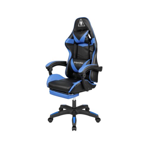 Kruger&Matz Warrior GX-150 játékszék fekete és kék színben