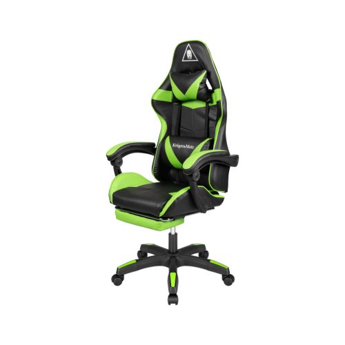 Kruger&Matz Warrior GX-150 játékszék zöld-fekete.
