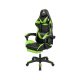 Kruger&Matz Warrior GX-150 játékszék zöld-fekete.