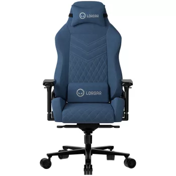   LORGAR Ace, Gamer szék, tartós szövet, multiblokk mechanizmus, 4D karfák, 5 csillagos alumínium talp, kék