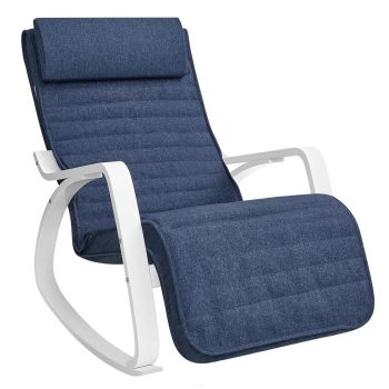   Hintaszék, nyírfából készült pihenő fotel, 5 pozícióban állítható lábrésszel, 150kg