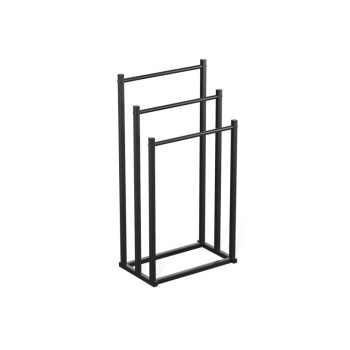 Modern, törülközőtartó fekete 