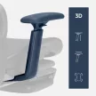 Expert Ergonomikus irodai szék, hálós szövettel, állítható 3D, karfákkal és fejtámlával, fekete