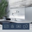 Asztali állvány monitorho Flow 2.0, 15" - 32", állítható