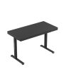 Állítható magassággal, íróasztal fiók a pultban, memória funkcióval, USB portokkal, 120 x 60 cm, fekete