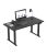Állítható íróasztal, magasságállítás, 160 cm x 80 cm x 119 cm két motor, fekete