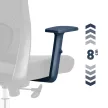 Ergonomikus irodai forgószék, deréktámasszal, 2D háttámla hálós anyaggal, fekete