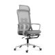 Ergonomikus irodai forgószék kényelmes , állítható magasság, lábtámasz, szürke