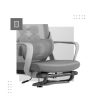 Ergonomikus irodai forgószék kényelmes , állítható magasság, lábtámasz, szürke