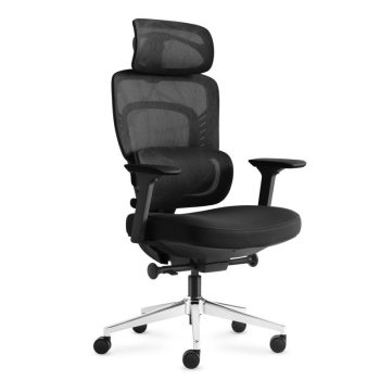   Premium Ergonomikus irodai szék, masszázs funkcióval fekete