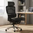 Ergonomikus prémium irodai szék, hálós masszázs funkcióval fekete.