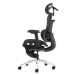 Ergonomikus prémium irodai szék, hálós masszázs funkcióval fekete.