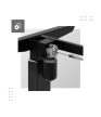 Elektromos állítható magasságú keret állvány, 73-113 cm, 1 motor, teherbírás 80 kg, fekete