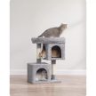 Macskakaparó 74 cm magas, cicatorony, ‎49x32x74cm, világosszürke