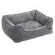 Kutya fekhely puha, mosható huzattal, szürke 70x55x21cm