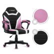 Gyermek gamer szék, gyerekeknek, pink mesh