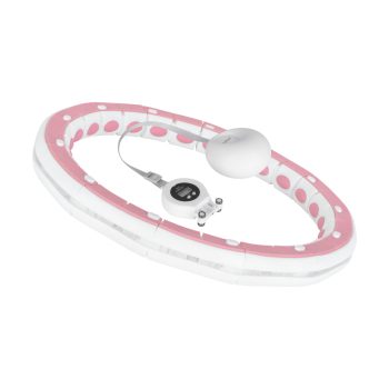   Smart Hula Hop karcsúsító kerék szegecsekkel és súlyokkal 50 cm, rózsaszín