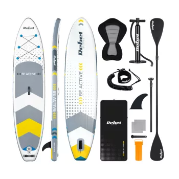   REBEL ACTIVE felfújható SUP deszka szett 350x81x15cm, fehér
