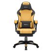Gamer szék  Space lábtartóval Yellow