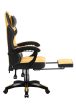Gamer szék  Space lábtartóval Yellow