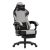 Gamer szék space 3.7 lábtartóval szürke