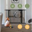 Biztonsági rács, állítható méret 75 cm - 110 cm, dupla zárrendszer, fekete