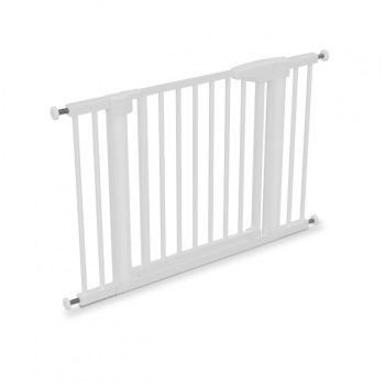   Biztonsági rács, állítható méret 75 cm - 110 cm, dupla zárrendszer, fehér