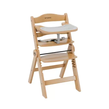 Etetőszék gyerekeknek 4 az 1-ben, natúr