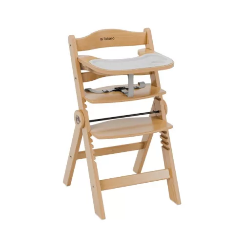 Etetőszék gyerekeknek 4 az 1-ben, natúr