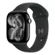 Apple Watch Series 11 GPS, 46mm kozmoszfekete alumíniumtok, fekete sportszíj, M/L