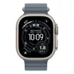 Apple Watch Ultra 3 GPS+Cellular, 49mm-es natúr titántok, acélkék óceán szíj